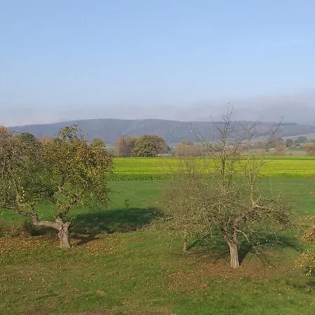 Ferienwohnungen Zum Lindenwirt Oberweser Exterior foto